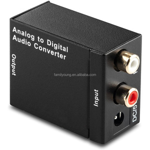 <strong>Analog</strong> to Digital Audio Converter ADC RCA <strong>Analog</strong> to Digital Optical Toslink Coaxial Audio Converter Adapter - Product Image 1