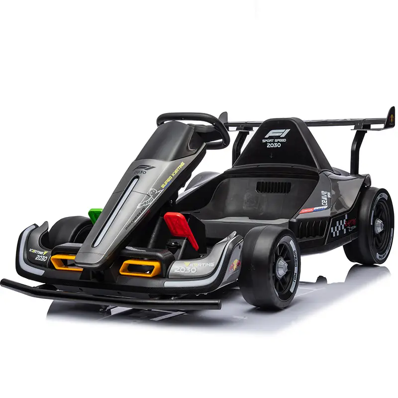 Coche de carreras de 360 grados para niños, Go Kart eléctrico con 24V de carga, juguete recargable de cuatro ruedas