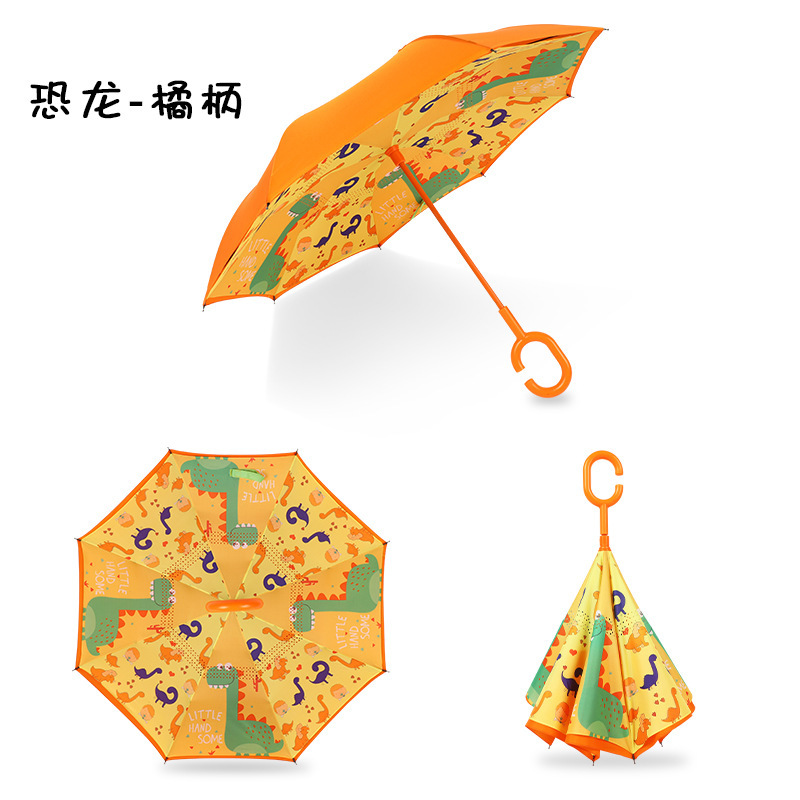 Dinosaure jaune (poignée orange)