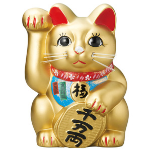 Renkli desenler muhteşem bir görünüm heykeli şanslı kedi sallayarak - Product Image 2