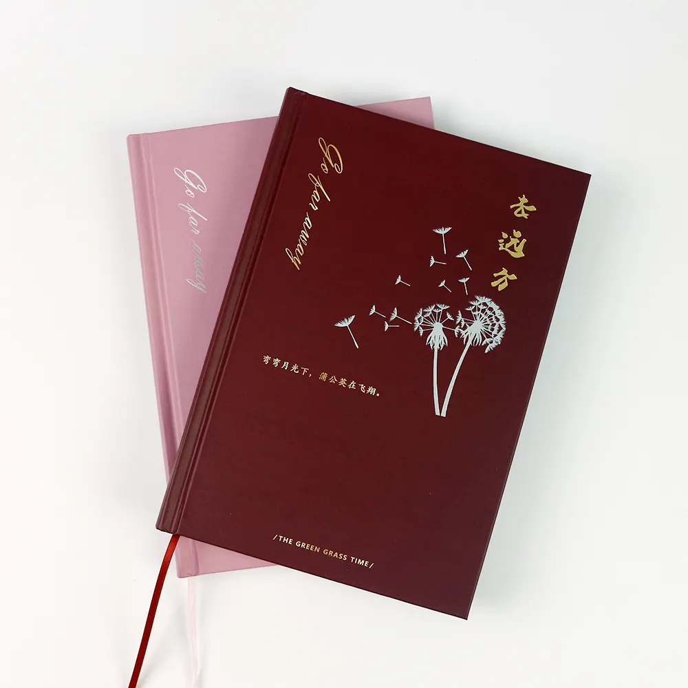 Studente personalizzato notebook foto libri di stampa copertina rigida rilegatura con stampante libro in cina