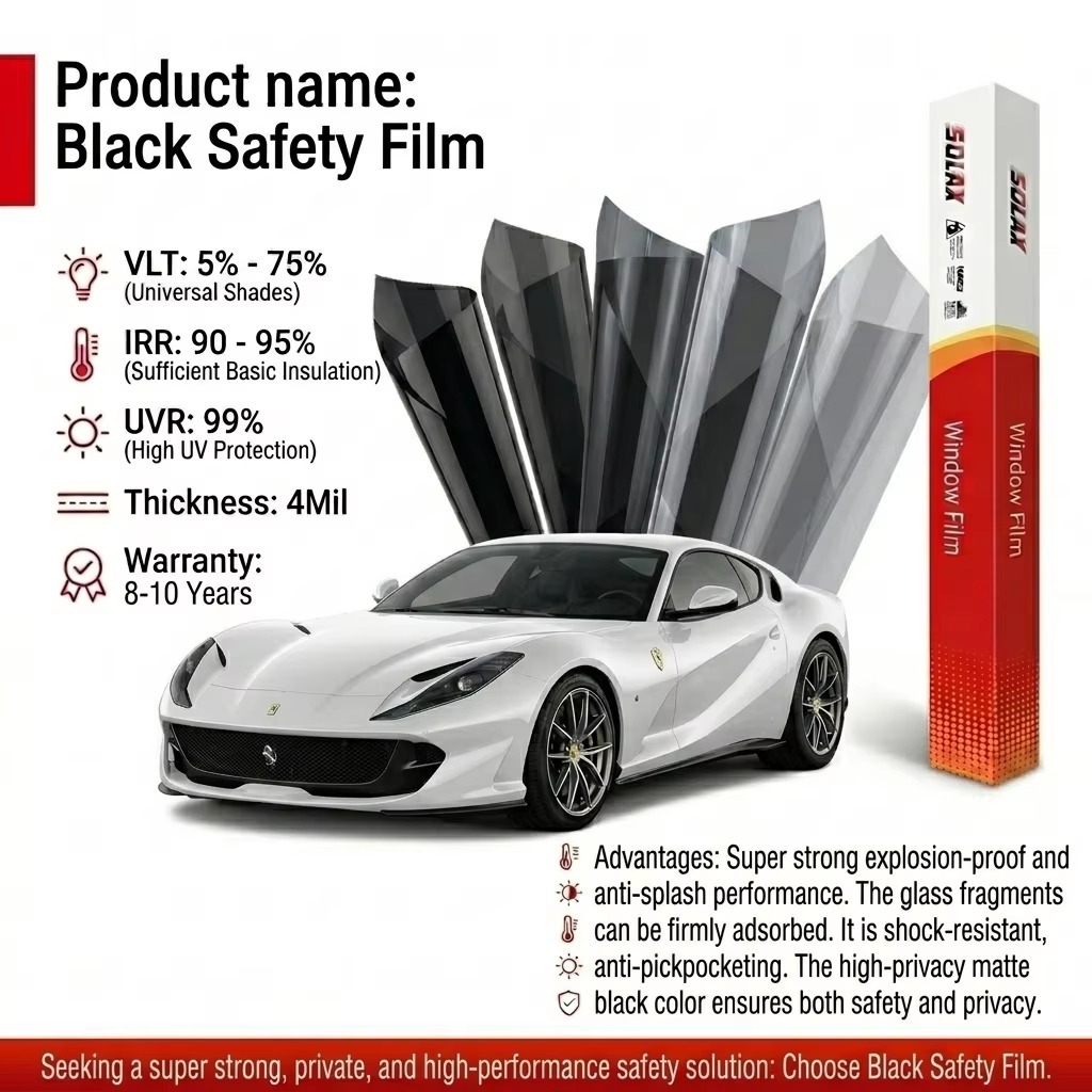 Black Safety Film