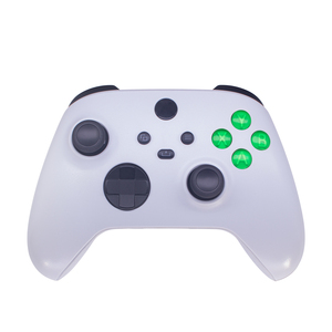 Xboxシリーズコントローラー交換用のオリジナルの弾丸ボタンABXYボタンキットクリアグリーン - Product Image 3