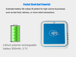 Mini lettore di Chip MPOS portatile Contactless pagamento con Smart Card USB tipo-C interfaccia lettore magnetico I9 - Product Image 3