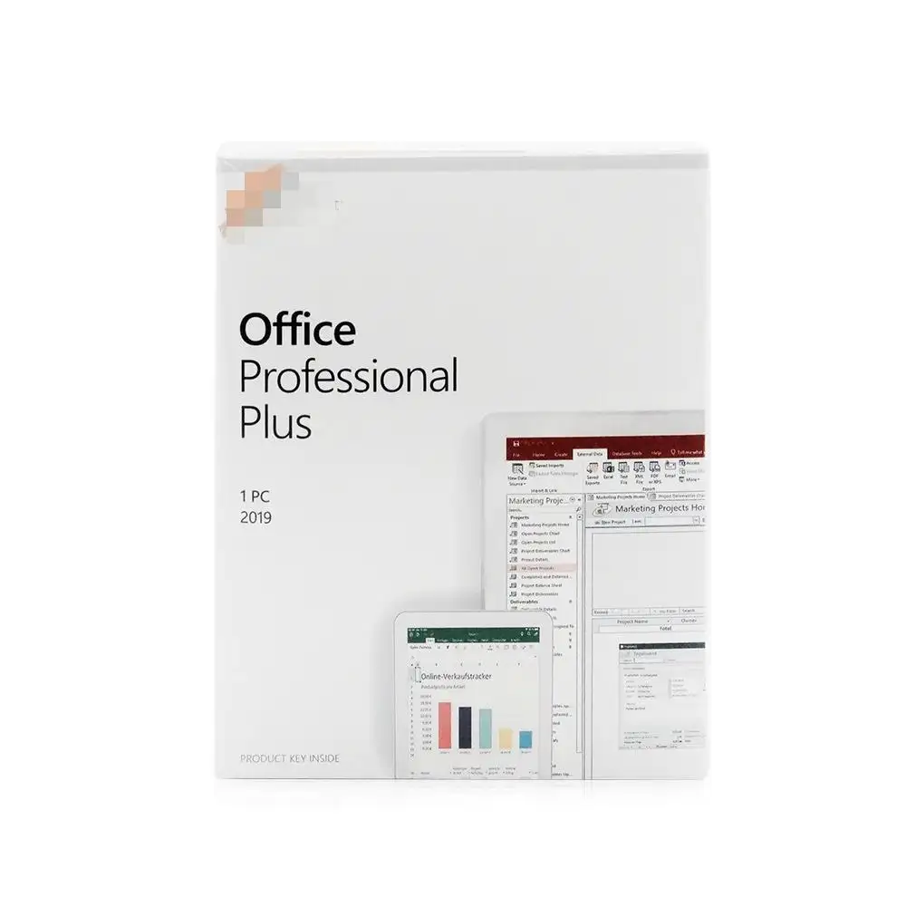 Office Pro 2019 Plus-producto clave vida 1-PC sello de fábrica