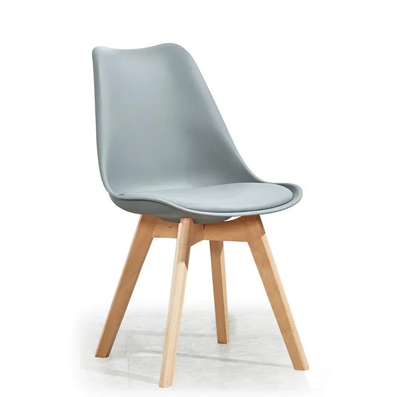 Preço barato, design clássico moderno, cadeira de plástico PP de fábrica de alta qualidade, conjunto de jantar com 6 cadeiras, mesa de jantar
