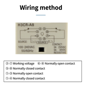 8-Pin-Zeigerzeitrelais-AC110V-220V & DC24 für Timing-Anwendungen - Product Image 3