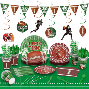 Siêu Bát theo chủ đề Mỹ bóng đá Nguồn cung cấp bên Bộ đồ ăn đặt giấy tấm ly khăn ăn bên Bộ đồ ăn dùng một lần thiết lập - Product Image 4