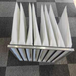 Beutel <span class=keywords><strong>filter</strong></span> mit hoher Steifigkeit Produktion Maximaler Betriebs druck 450 Einlass motor luftfilter - Product Image 3