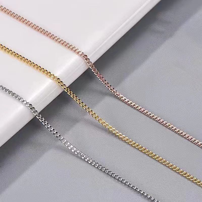 Catena di perle in rodio da 1,5 mm (WX1113-G)