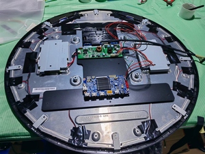 デジタルサイネージとディスプレイ広告液晶画面サークルラウンドタッチモニター