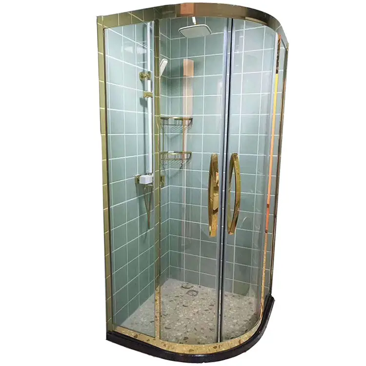 Yüksek kaliteli tedarik duş temperli cam kapılar banyo duş cam bölme