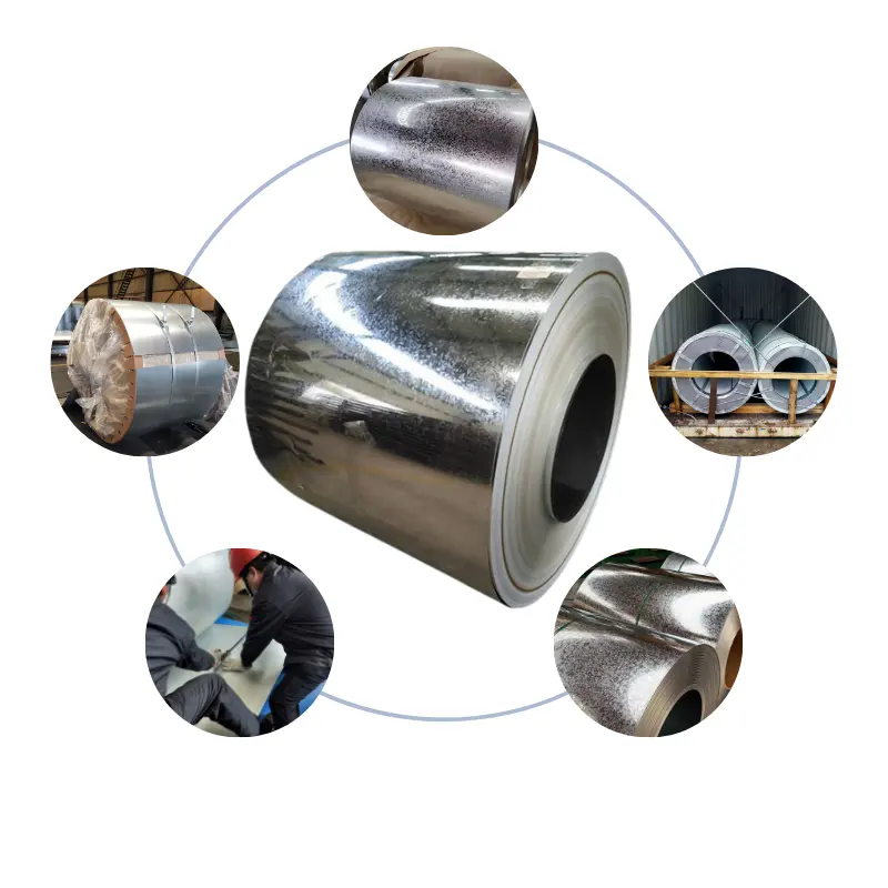 O presion alto galvanizou a bobina de aço 0,18 SGCC, bobina galvanizada laminada quente grossa de DX51D Z180 0.12-2mm do metal para a decoração
