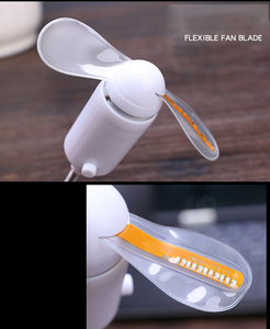 Mini ventilador Led con palabras personalizadas, Manual de verano, pequeño ventilador potente personalizado para teléfono, Flash Usb - Product Image 4