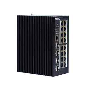 IS1016GS-4F stapelbare PoE SNMP QoS-fähige Netzwerk ausrüstung mit 4 Funktionen