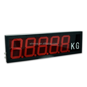12-inch 5-digit High Accuracy Weighing <strong>Scale</strong> <strong>Indicator</strong> Current Loop RS232 LED 7 Segment Weighing Extended Panel - Product Image 1