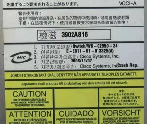 Tai 10/100 với Ethernet ciscos chuyển đổi 24-Port 1U nhanh chất xúc tác WS-C2950-24 2950 - Product Image 5