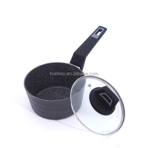 Không dính chảo với nắp nồi nhỏ với lớp phủ đá granit ở lại mát xử lý đa năng nước sốt nồi Pan nhà bếp cảm ứng sữa nồi - Product Image 3