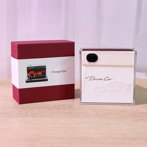 Bloc de notas 3D personalizado coche de carreras Bloc de notas cubo nota adhesiva decoración de escritorio con luz LED papelería regalo para niño cumpleaños Navidad - Product Image 6