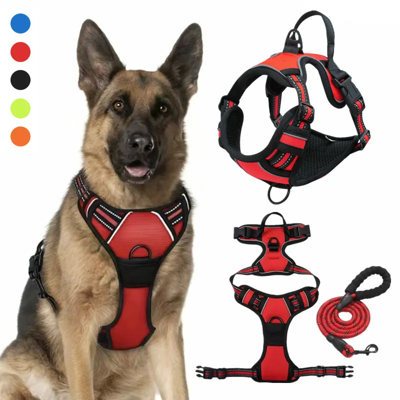 Unipopaw para caminar al aire libre personalizado ajustable Arnes de pecho para perros sin Tiron no pull arnés de correa para el pecho del perro