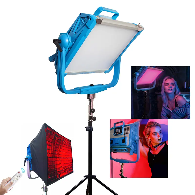 Yidoblo AI-2000C 200w RGBW Weiche LED-Panel-Licht Videokamera LED-Licht für Fotografie Foto Beleuchtung Rot/Orange/Gelb/Blau