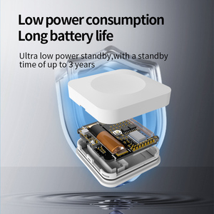 Sistema de detección de fugas inteligente alimentado por batería Válvulas de latón inalámbricas de 433Mhz con 2 mini sensor de agua sin cable y control remoto - Product Image 5