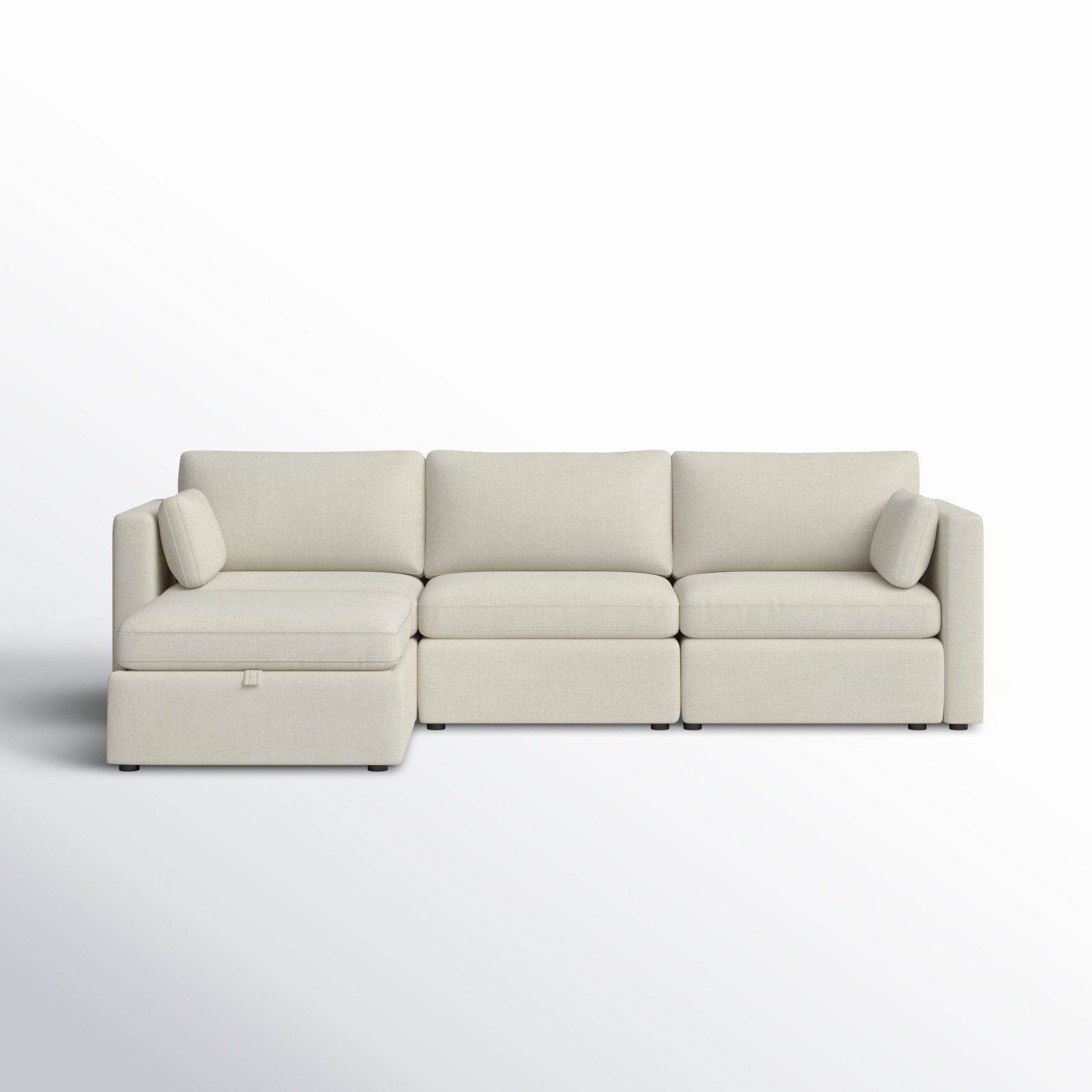 Mélange de lin beige