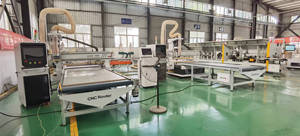 Mobili per pannelli che producono atc cnc nesting machine 4*8 ft due set 1325 router cnc atc per la lavorazione del legno in vendita - Product Image 5