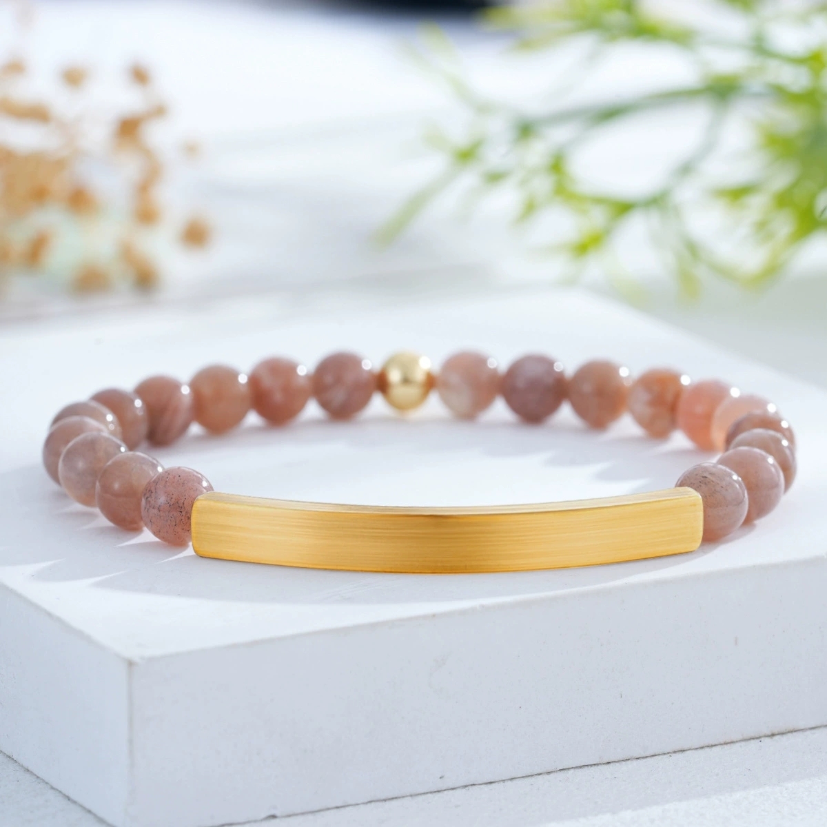 Gold+transparent pink