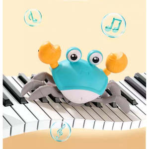 Sky-Touch điện Runaway cua trẻ mới biết đi tương tác học tập phát triển Đồ chơi âm nhạc LED ánh sáng bò cua bé Đồ chơi cụ - Product Image 5