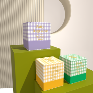 Wholesale Full Color Printing Scented Candles <strong>Box</strong> Custom Reusable Square Shape Candles <strong>Box</strong> Best Selling Checkerboard Gift <strong>Box</strong> - Product Image 4