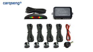 Kit de Sensor de aparcamiento con pantalla de marcha atrás plana, zumbador LED, DC12V, Universal, sistema de Radar de marcha atrás, 4 corredores - Product Image 6