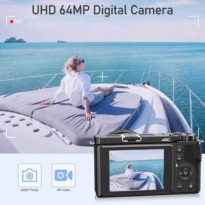 กล้องดิจิตอลแบบ2-in-1ที่เพิ่งเปิดตัวมาใหม่พร้อม12x ซูมออปติคอล4K-level วิดีโอไวไฟที่ใช้สำหรับการบันทึกการเดินทางแบบ Vlog - Product Image 3