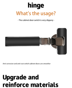 Linkcho Hiện Đại 3D Thủy Lực Đóng Mềm Bằng Gỗ Cửa Tủ Bản Lề Uốn Cong Dài Bản Lề Tuyến Tính Tấm Cho Đồ Nội Thất Nhà Bếp Ẩn - Product Image 5