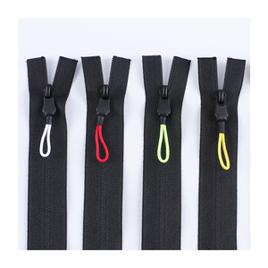 3# 5# <strong>Nylon</strong> Pocket Zipper Multi-color <strong>String</strong> Pull Head for Sweatpants Pocket Zipper for Pants - Product Image 6