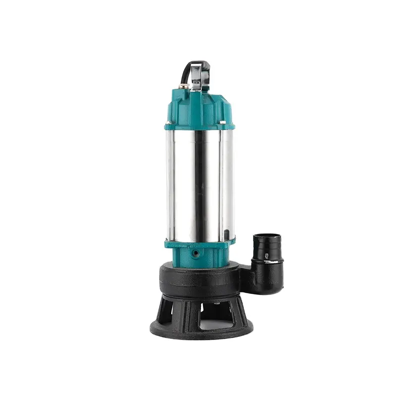 Customizable Length Electric Submersible Sewage Pump with Cutter & Float Switch for Drainage & Watering Dirty Water Power Source