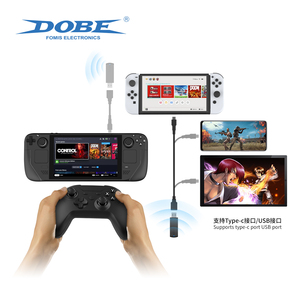 DOBE Factory 2.4G BluetoothワイヤレスUSB to Type-cコントローラーゲームパッド任天堂スイッチスチームデッキPS3 PC用ゲームアクセサリー - Product Image 1