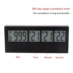 999 giorni conto alla rovescia orologio LCD schermo digitale Timer da cucina promemoria eventi per laboratorio di riposo di nozze cucina di cottura - Product Image 2