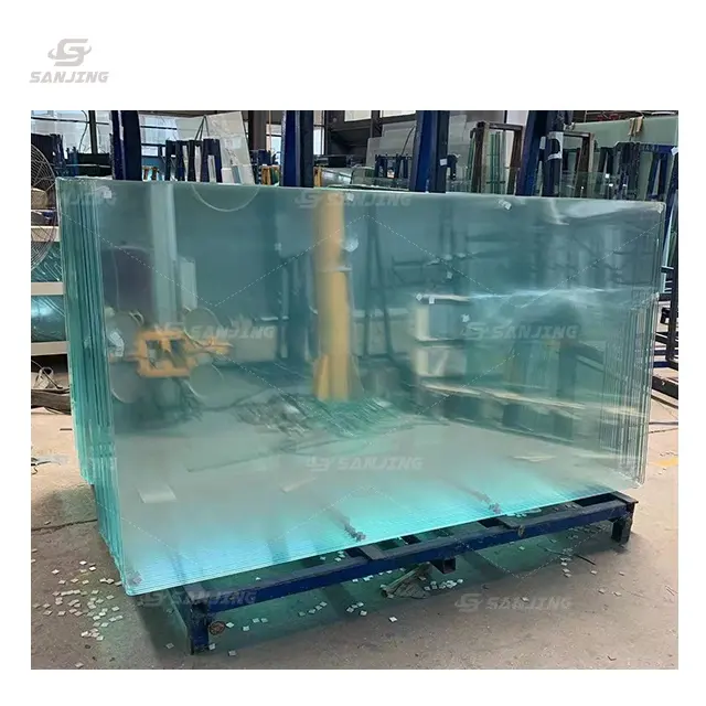 Lastra di vetro float di vetro galleggiante spessore 5mm linea di produzione di dimensioni standard impianto 4mm vetro float trasparente prezzo