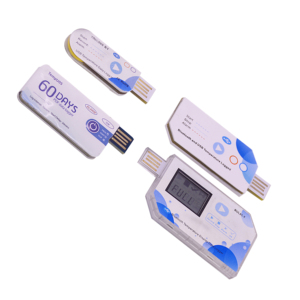 Disposable Temperature Humidity <strong>Data</strong> <strong>Logger</strong> Single Use Temperature Recorder PDF Report USB Temperature <strong>Sensor</strong> for Cold Chain - Product Image 1