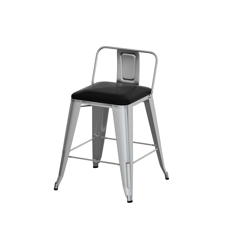 Silver 45 high leather surface