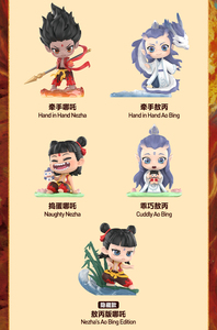 POPMART 100% オリジナルNezha Aobing神話伝説ブラインドボックスビニールモデルおもちゃギフト用 - Product Image 4