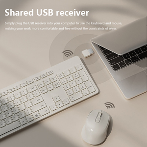 Wireless <strong>Keyboard</strong> and Mouse Set Office Silent Desktop <strong>Computer</strong> Notebook Office Wireless <strong>Keyboard</strong> and Mouse Set - Product Image 4