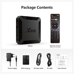 กล่องสมาร์ททีวี4K 1GB 2 GB 8GB 16GB หนึ่ง WiFi H313 4K 1GB กล่องรับสัญญาณ X96Q H313 Android 10 Set Top - Product Image 6
