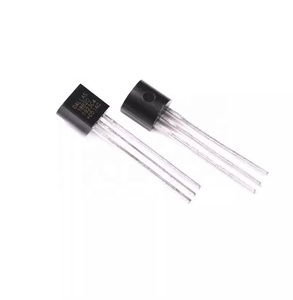 DS18B20 Marcado 18B20 Nuevo Sensor de temperatura original Termómetro digital Serial (1 cable) 3 pines 12Bits TO-92 DS18B20 + - Product Image 3