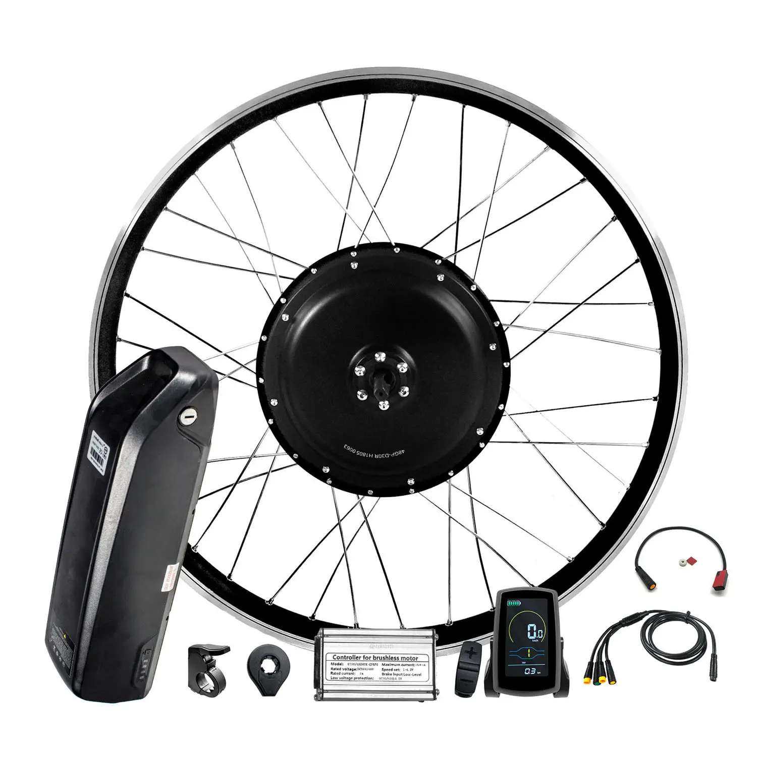 Greenpedel e bike 27.5 28 inch 700C ruota posteriore 48v 1500w bicicletta elettrica kit di conversione per ebike