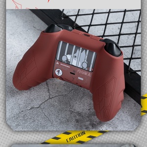 Süper İndirimli kırmızı silikon kaymaz Xbox PC uyumlu oyun konsolu için ergonomik tasarım yumuşak koruyucu kılıf - Product Image 2