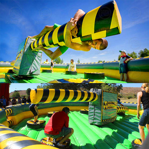 หลักสูตร Wipeout เป่าลมละลายเป็นพิษเครื่องกวาดเกมกีฬารูปแปดเหลี่ยมมากสำหรับโรงเรียนเทศกาลหรือแม้แต่งานปาร์ตี้ในสวนหลังบ้าน - Product Image 6