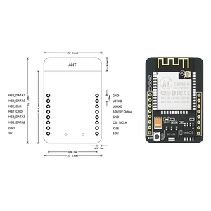 ESP32-CAM WiFi WiFi modulo ESP32 seriale a WiFi ESP32 CAM scheda di sviluppo 5V per Bluetooth con OV2640 modulo fotocamera - Product Image 6