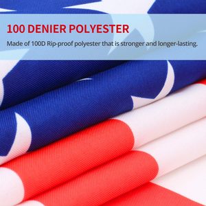 Logo baskı 3X5 Ft amerikan ulusal Polyester bayrak canlı renk ve pirinç grometler ile solmaya dayanıklı bayraklar - Product Image 4